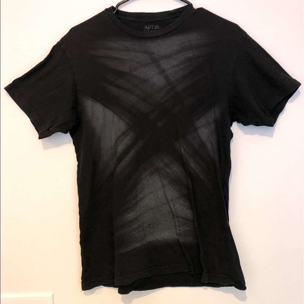 Black with gray streak pattern